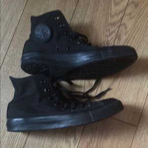 Converse Black High-Top Sneakers Classic Canvas